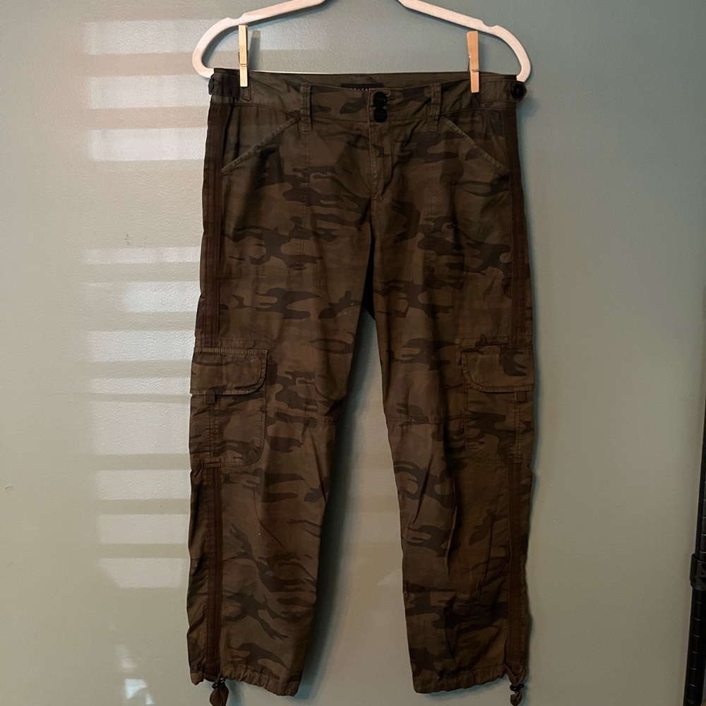 Sanctuary Camo Cargo Pants Relaxed Fit
